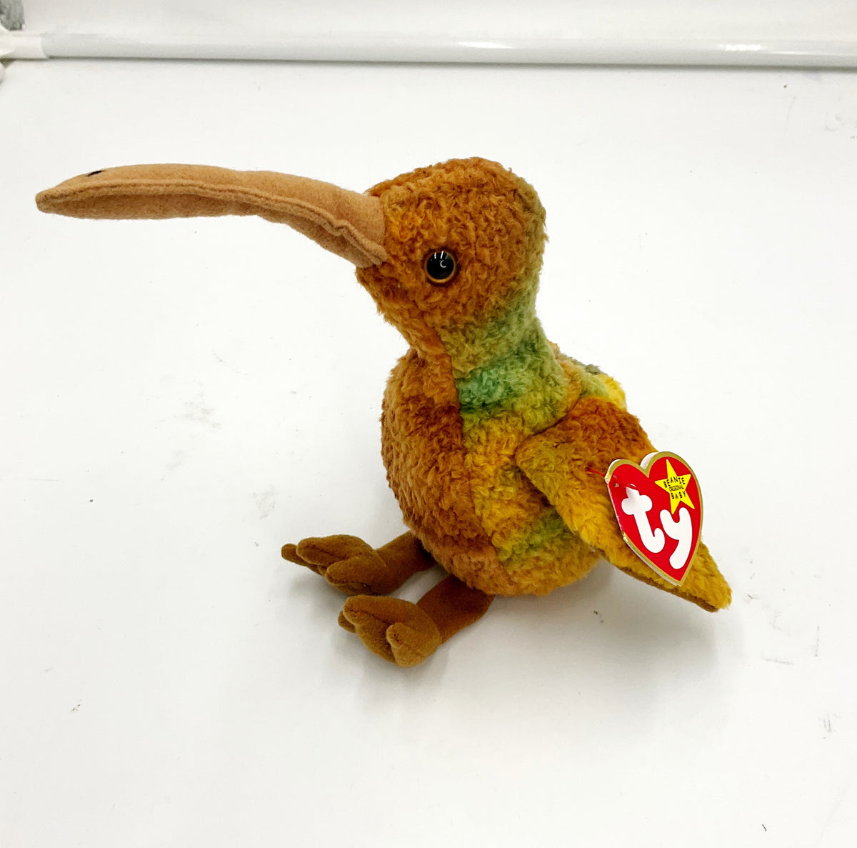 Plush Kiwi Bird Beanie Baby TY Beanie Babies BBOC Card Series
