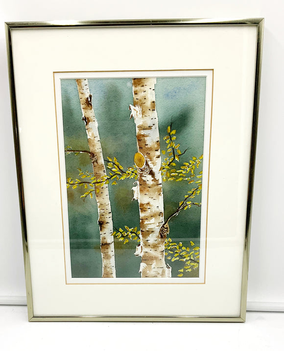 Birch Trees - Original Watercolour