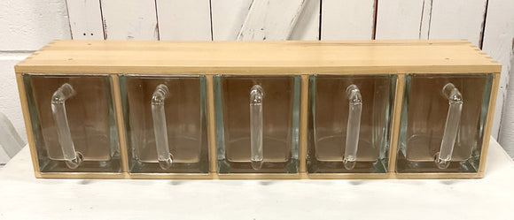 Wood and glass Cabinet