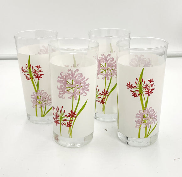 Floral Water Glasses