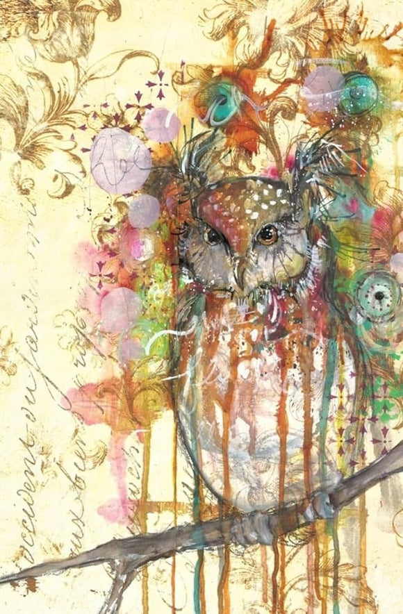 The Owl - Decoupage paper - Roycycled