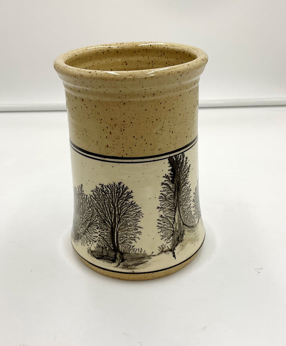Pottery Trees Canister