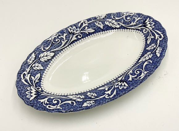 Staffordshire small oval plate