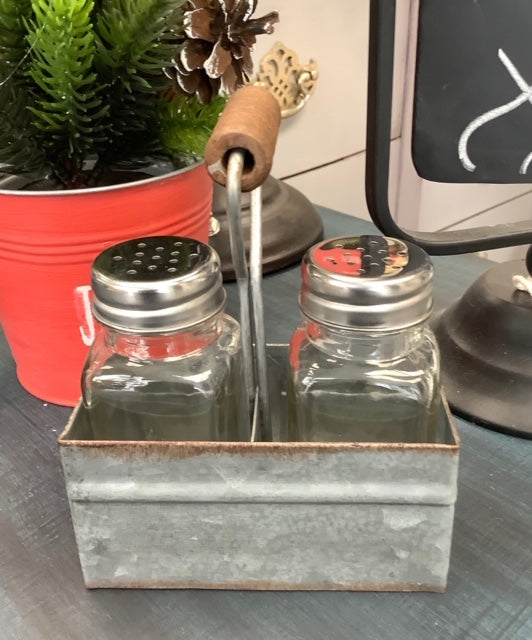Farmhouse Salt and Pepper Shakers