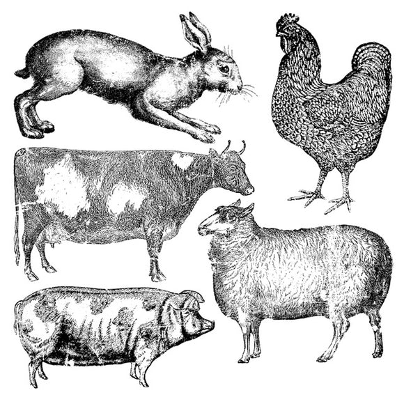 Farm Animals - Decor Stamp