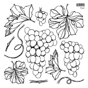 Grapes - Stamp IOD