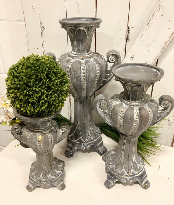 Traditional candlestick trio