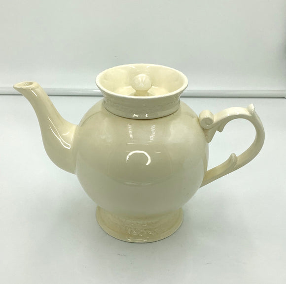 Cream Teapot