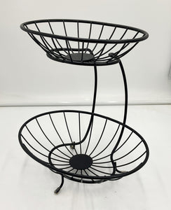 Oval Tiered Basket