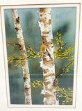 Birch Trees - Original Watercolour