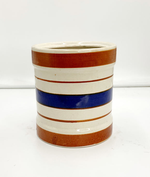 Retro Striped Crock