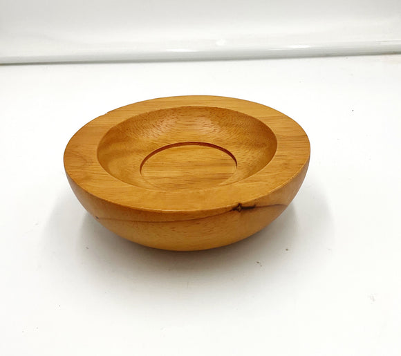 Round Wood candle holder