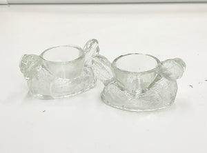 Glass Chicken Egg Cups