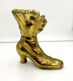 Brass Boot Vase
