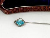 Vintage Stickpin - Blue Stone