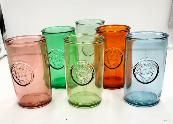 Authentic Recycled Glasses Set