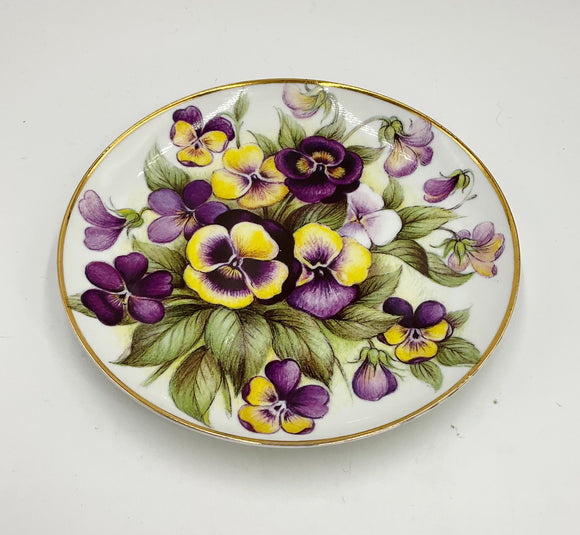 Pansy Plate