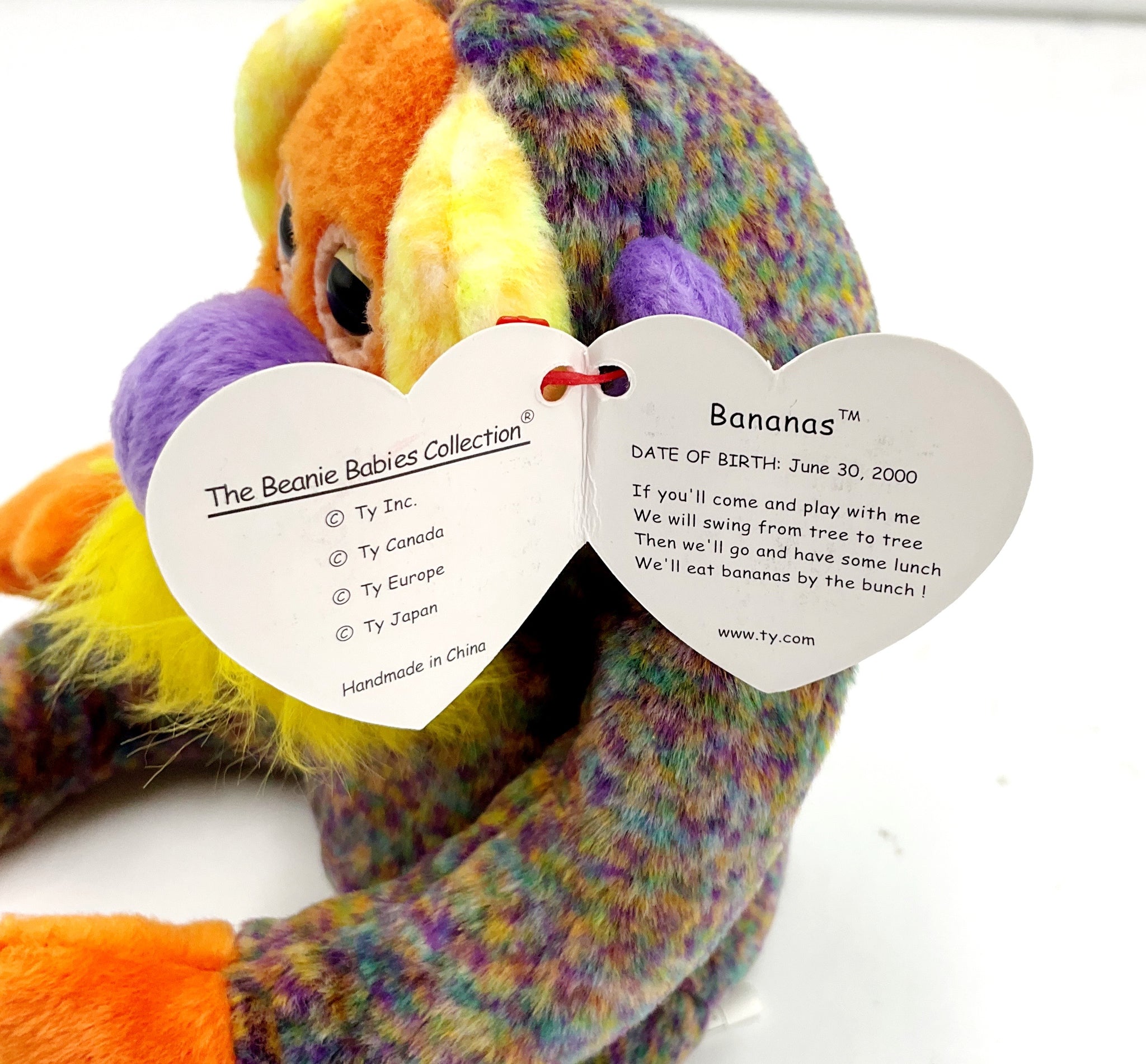 Bananas - Beanie Baby – Queen Bee Creations Home