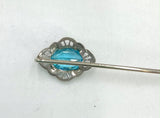 Vintage Stickpin - Blue Stone