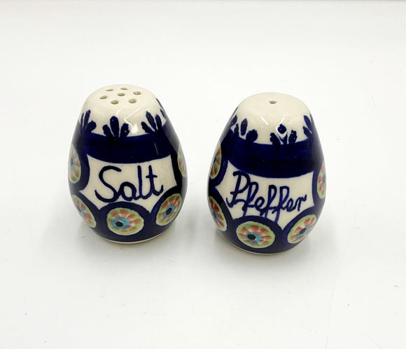 Polish Pottery Salt Pepper