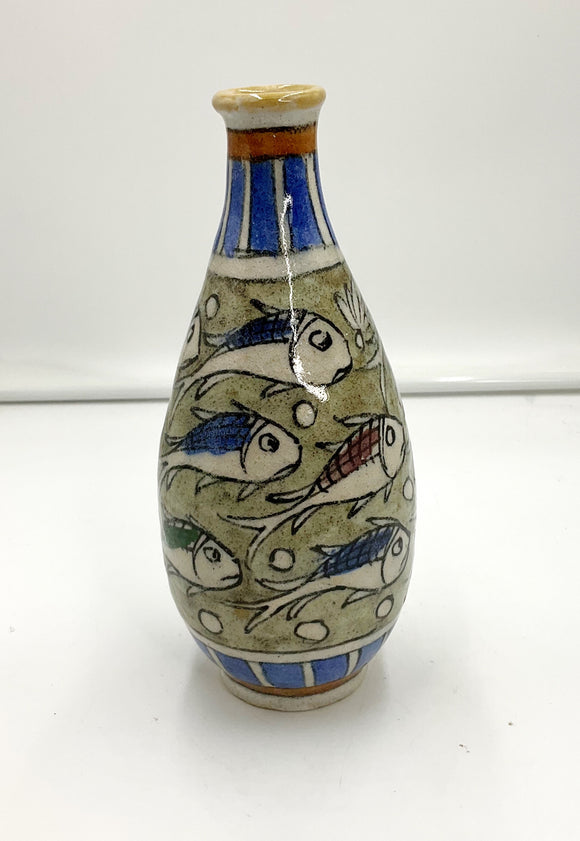 Pottery Fish Bottle