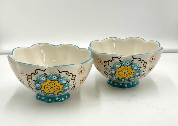 Scalloped Mandela Bowls
