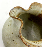 Pottery pinched lip Creamer