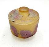 Handcrafted Glass Sugar Bowl
