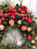 Sugared Fruit Wreath