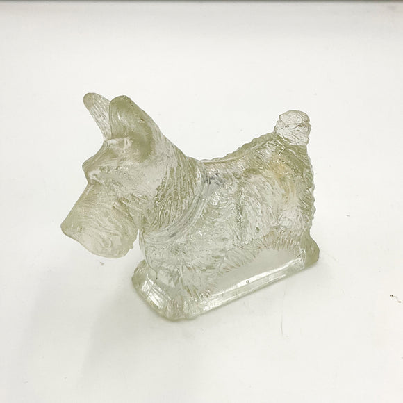 Glass Scottie Dog