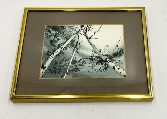 Original Watercolour - Birch Trees
