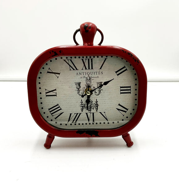 Red Antiquities Clock