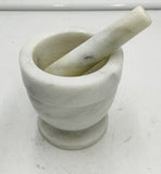 Marble Mortar and Pestle