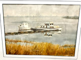 Original Watercolour - Waiting by the Dock
