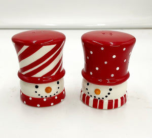 Snowmen Salt Pepper Shakers