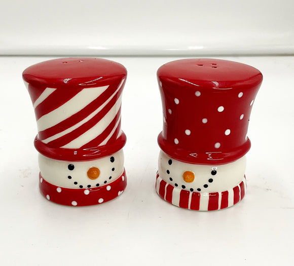 Snowmen Salt Pepper Shakers