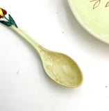 Condiment Dish & Spoon