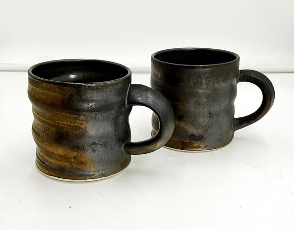 Metallic Glazed Mugs
