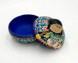 Lidded Woman Bowl