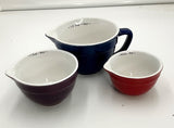 Anchor Hocking Measuring Cups.