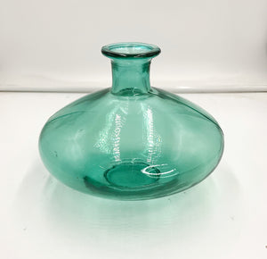 Aqua Glass Bottle