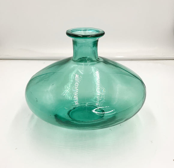 Aqua Glass Bottle