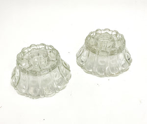 Vintage Crystal Candle Holders