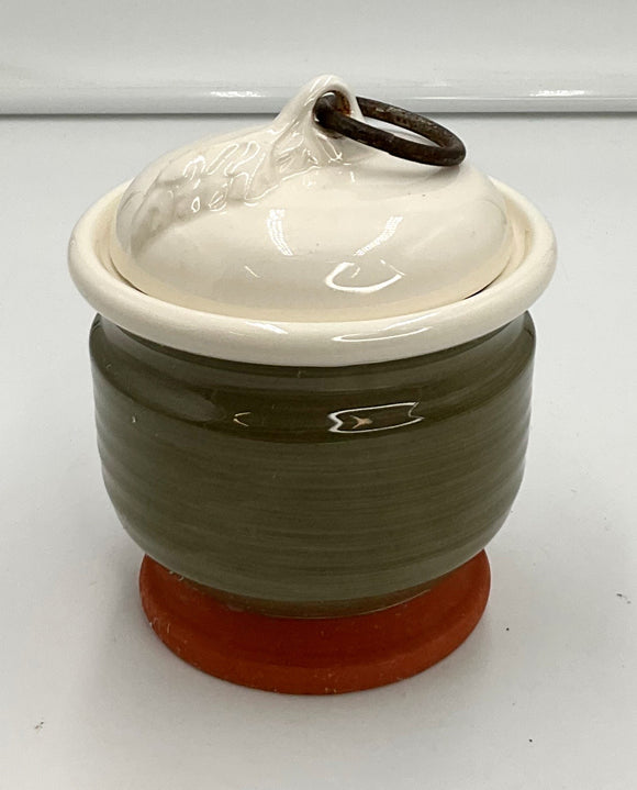 Acorn Pottery Jar