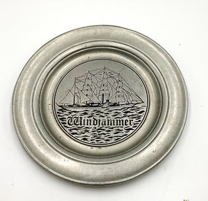 Windjammer Pewter Plate