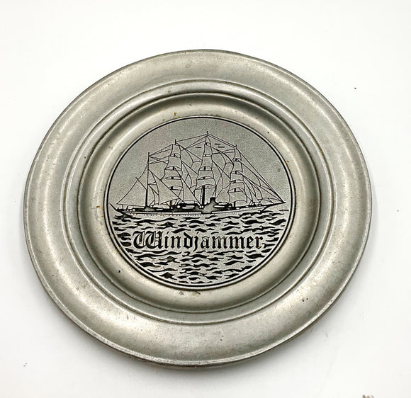 Windjammer Pewter Plate