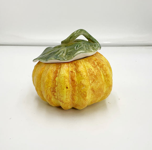 Pumpkin Lidded Dish