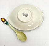 Condiment Dish & Spoon