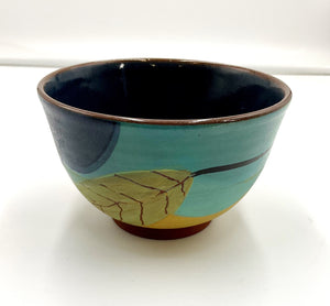 Art Pottery leaf bowl