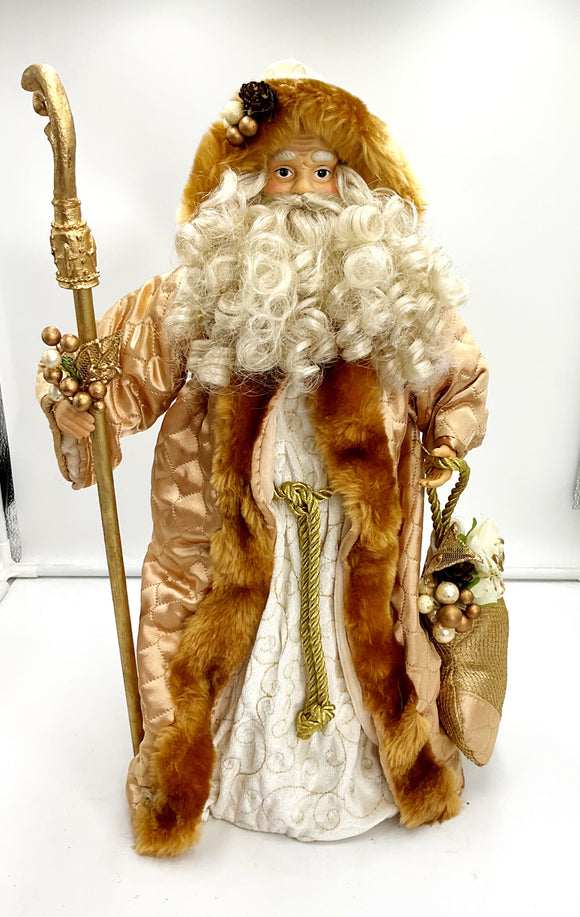 Gold Father Christmas